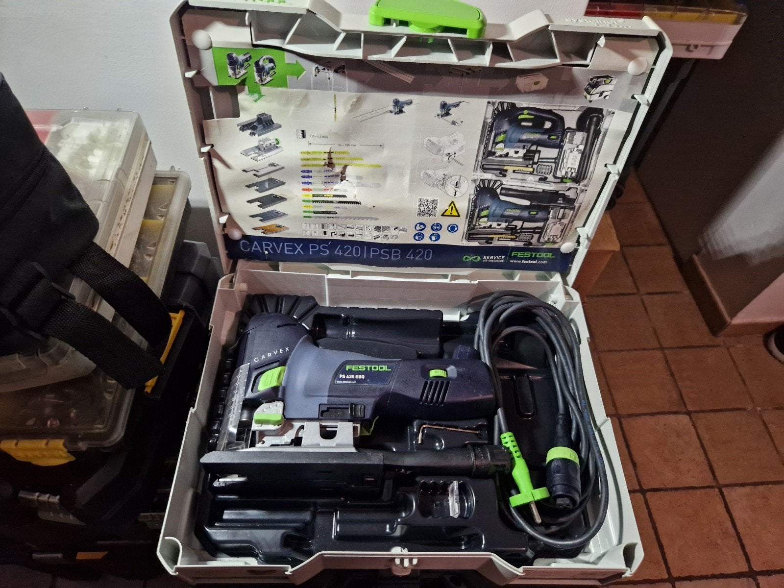 Festool PS 420 EBQ-Plus Carvex, Enlèvement, Scie sauteuse