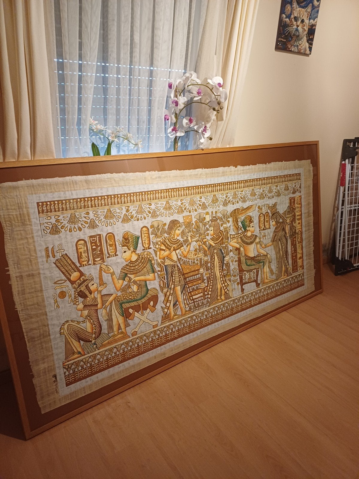 2 kader met papyrus, Antiquités & Art, Antiquités | Objets religieux, Enlèvement