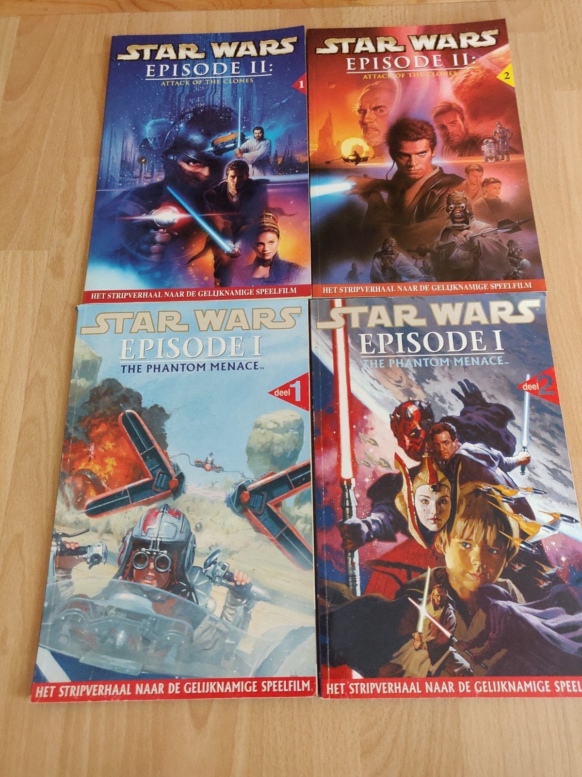 Star wars strips episode I & II 1e druk uit 1999 en 2002, Enlèvement ou Envoi
