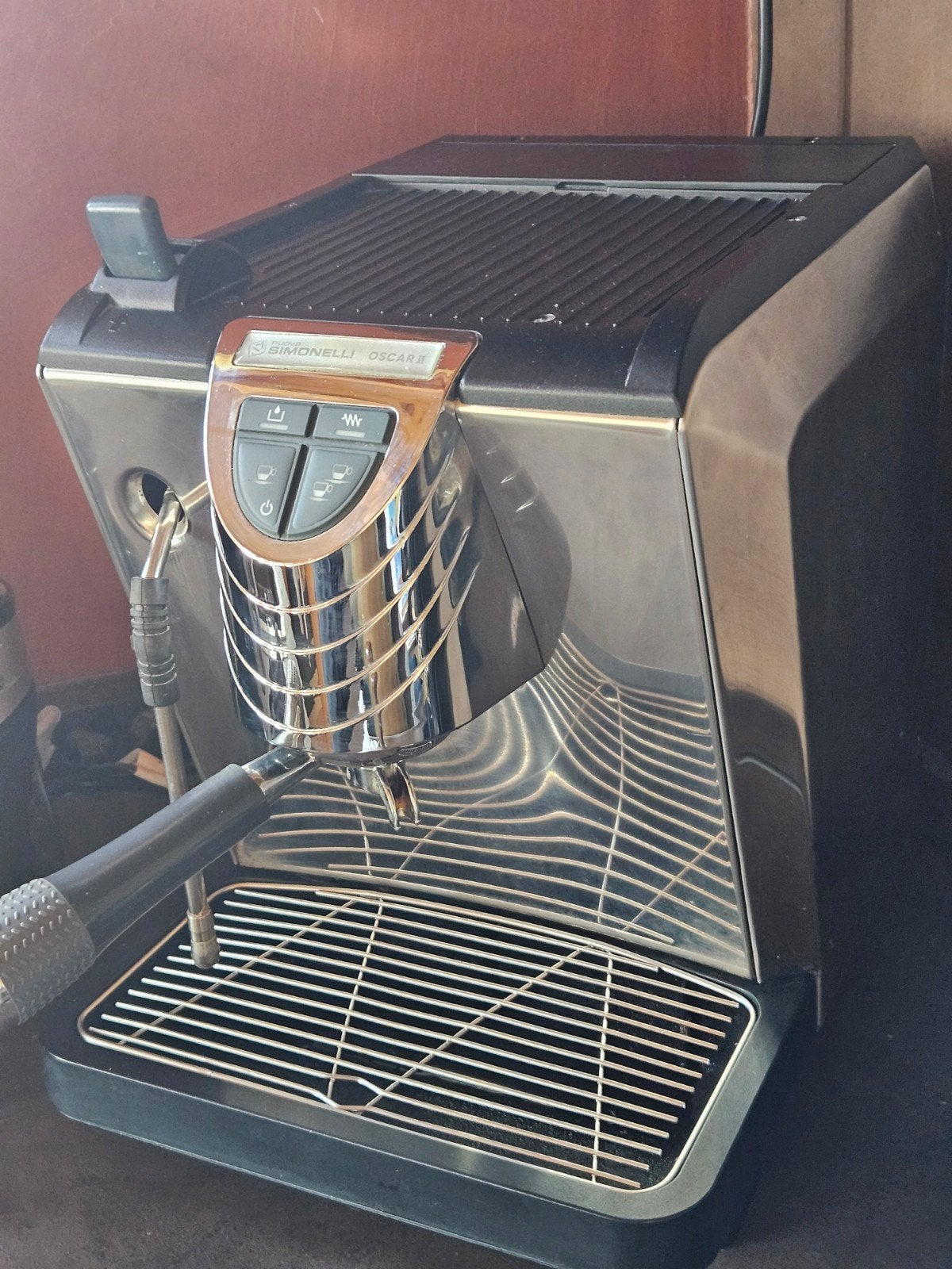 Espresso Semi-Pro Set: Nuova Simonelli Oscar II + watermolen, Elektronische apparatuur, Ophalen, Espresso apparaat
