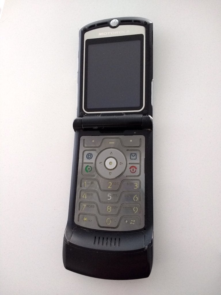 Motorola RAZR – Compleet in originele verpakking, Ophalen of Verzenden, Gebruikt, Zwart