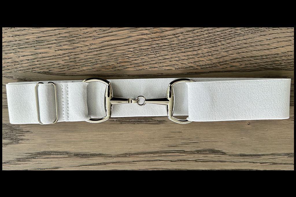 Glitter Wit - Zilver - Paardrij Riem - Trensriem - Paardrijr, Ophalen of Verzenden, Nieuw, Western, Overige typen