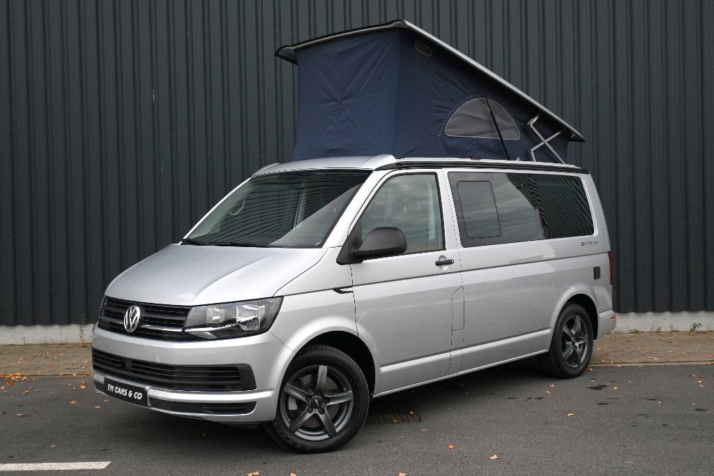 Vw T6 California Beach 205Pk-DSG-7zit-4slaap-webasto, ACC,Tr, Auto's, 4 cilinders, Adaptive Cruise Control, 2500 kg, 7 zetels