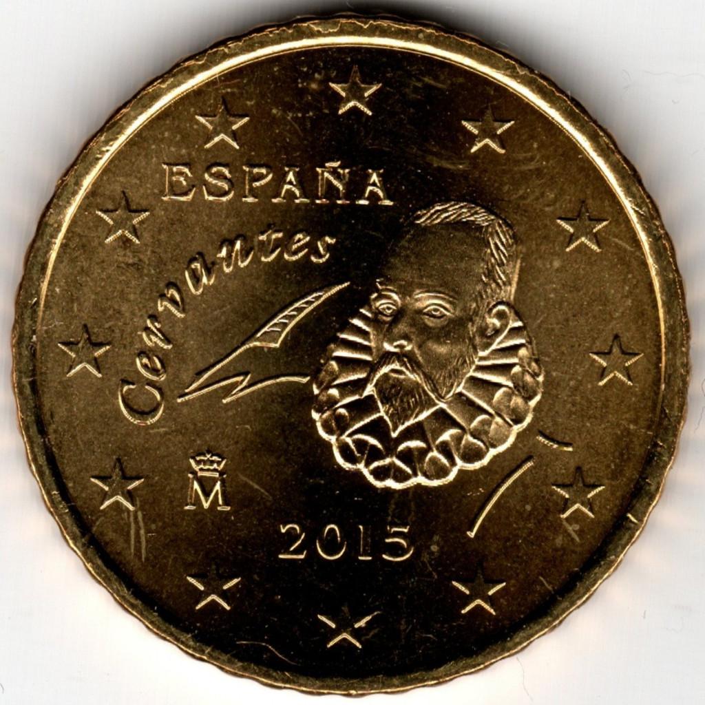 Spanje : 50 Cent 2015  KM#1149  Ref 16447, Postzegels en Munten, Munten | Europa | Euromunten, Ophalen of Verzenden, Spanje, 50 cent