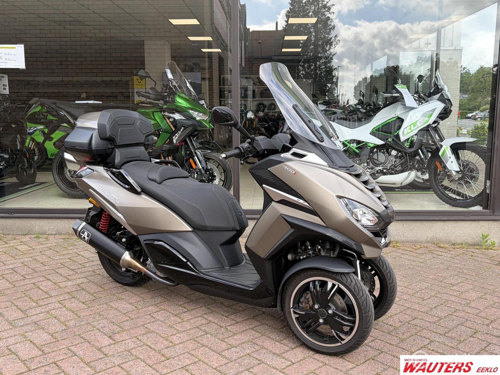 Peugeot Metropolis 400 SW met GPS, Motoren, Scooter, Bedrijf, ABS, 399 cc