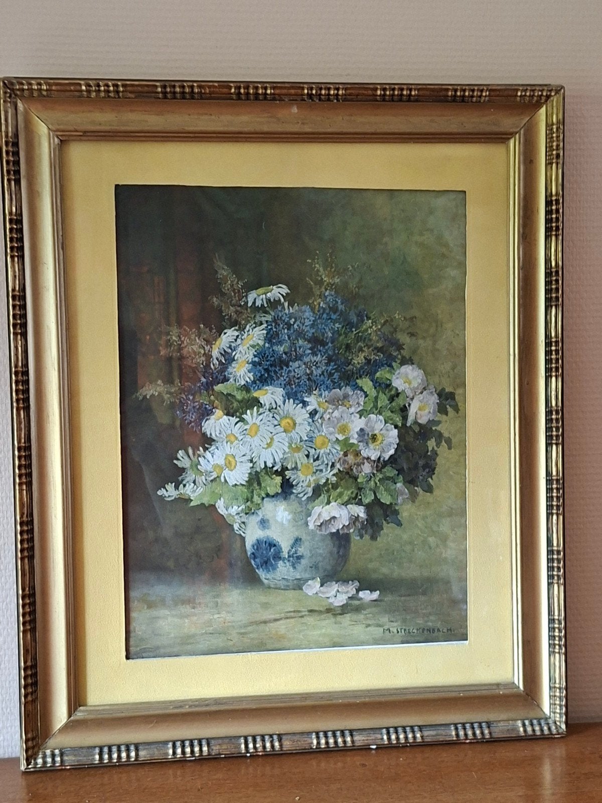 Tableau . Reproduction sous verre., Antiquités & Art, Enlèvement, Sous verre