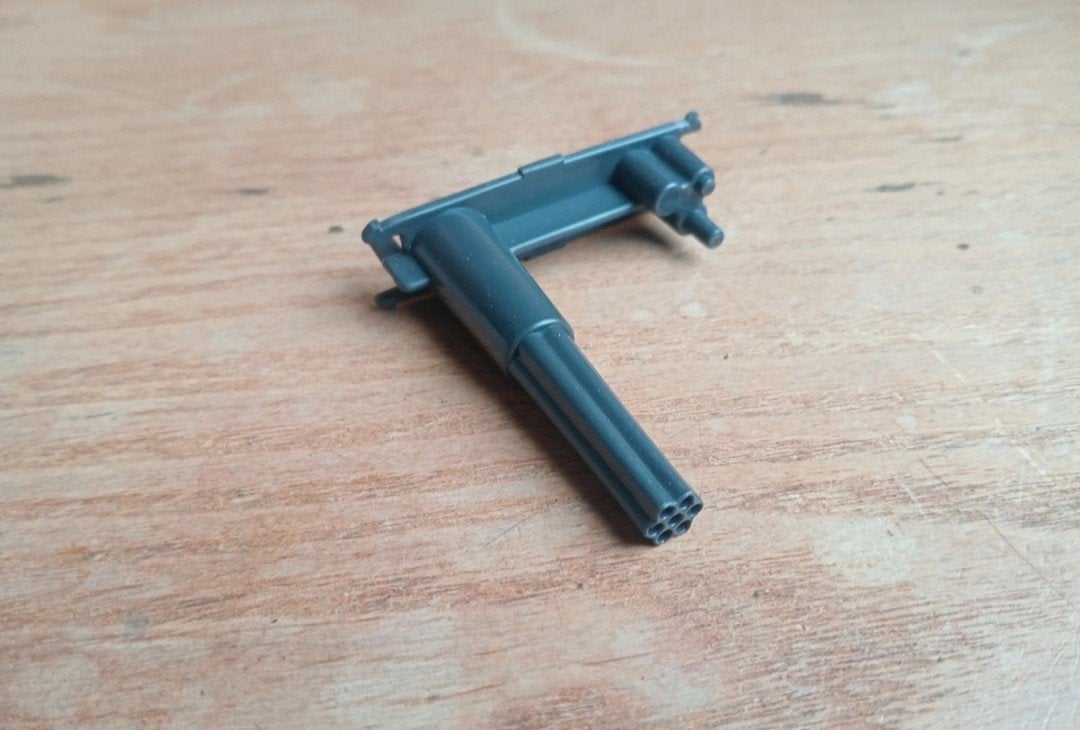 Gi joe gijoe tomahawk helicopter vintage main gun part, Verzenden, Gebruikt