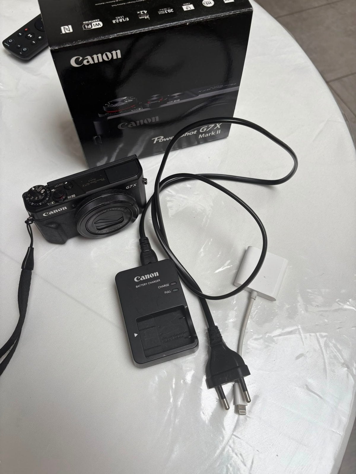 Appareil photo canon g7x mark ii, Enlèvement, Comme neuf, Chargeur, Canon