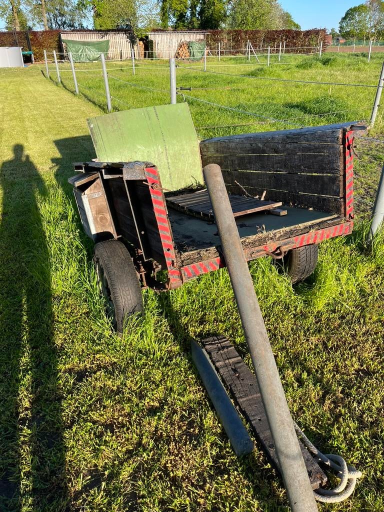 Kar voor achter minitractor