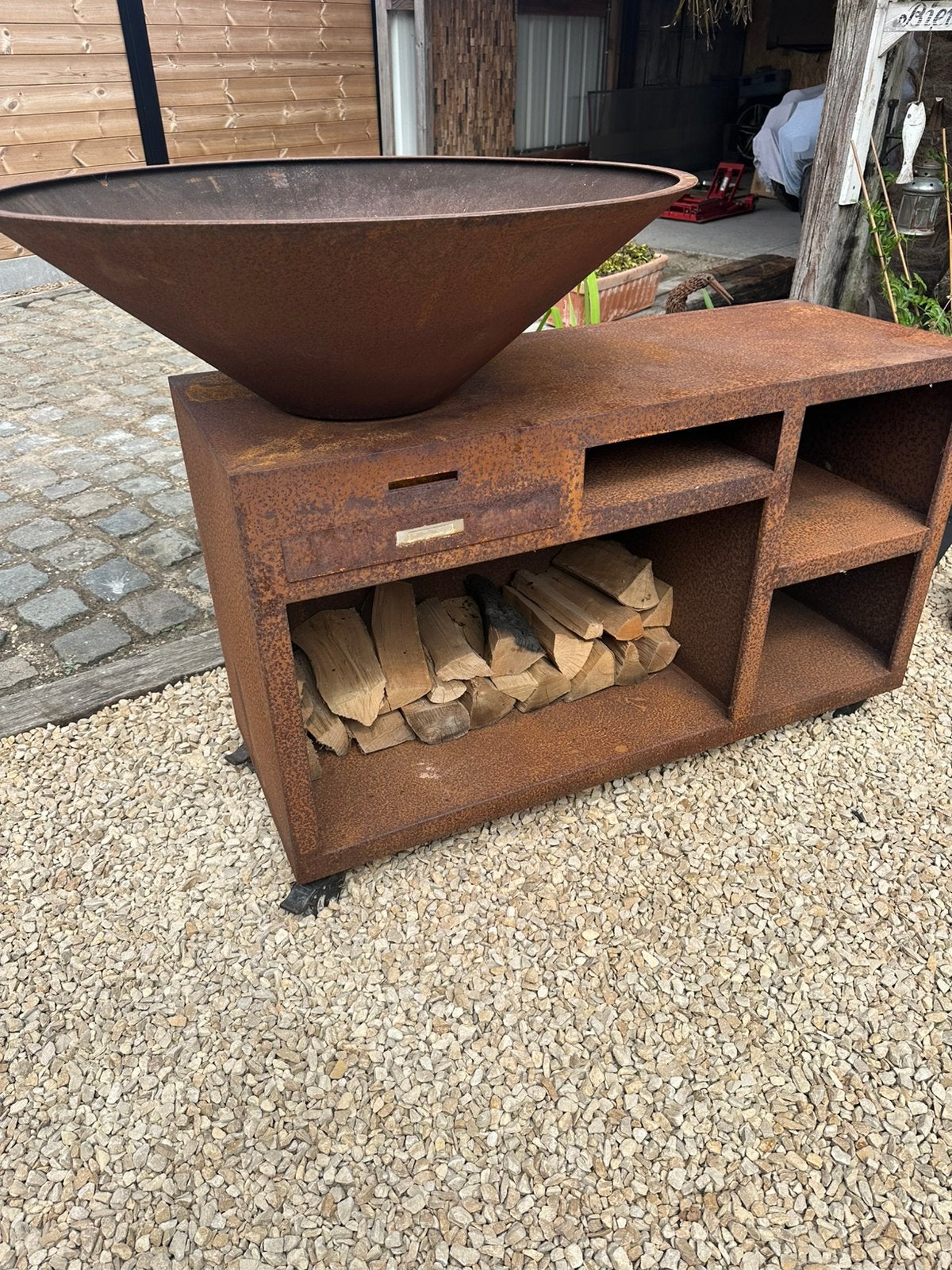 Plancha, Tuin en Terras, Houtskoolbarbecues, Ophalen, Zo goed als nieuw