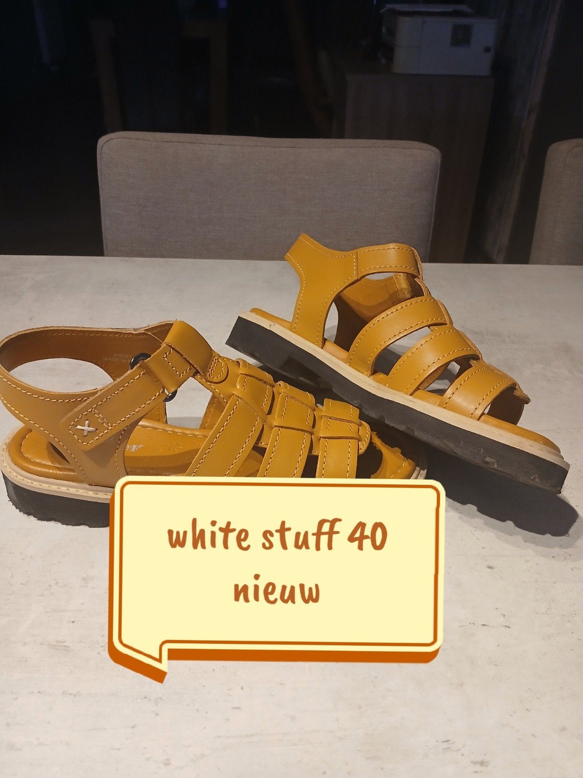 Sandales New White Stuff 40, Neuf, Brun, Sandales et Mûles, Envoi