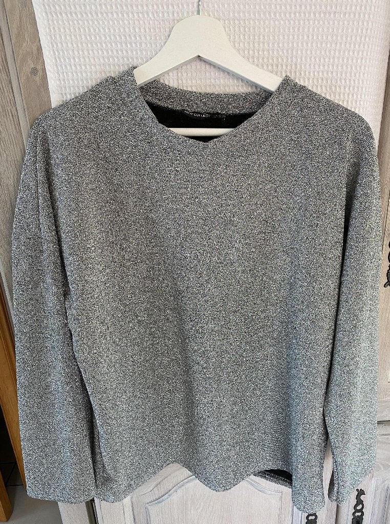 Blouse argentée T unique Tour de poitrine 120 cm  - neuve, New collection, Enlèvement, Neuf, Argenté