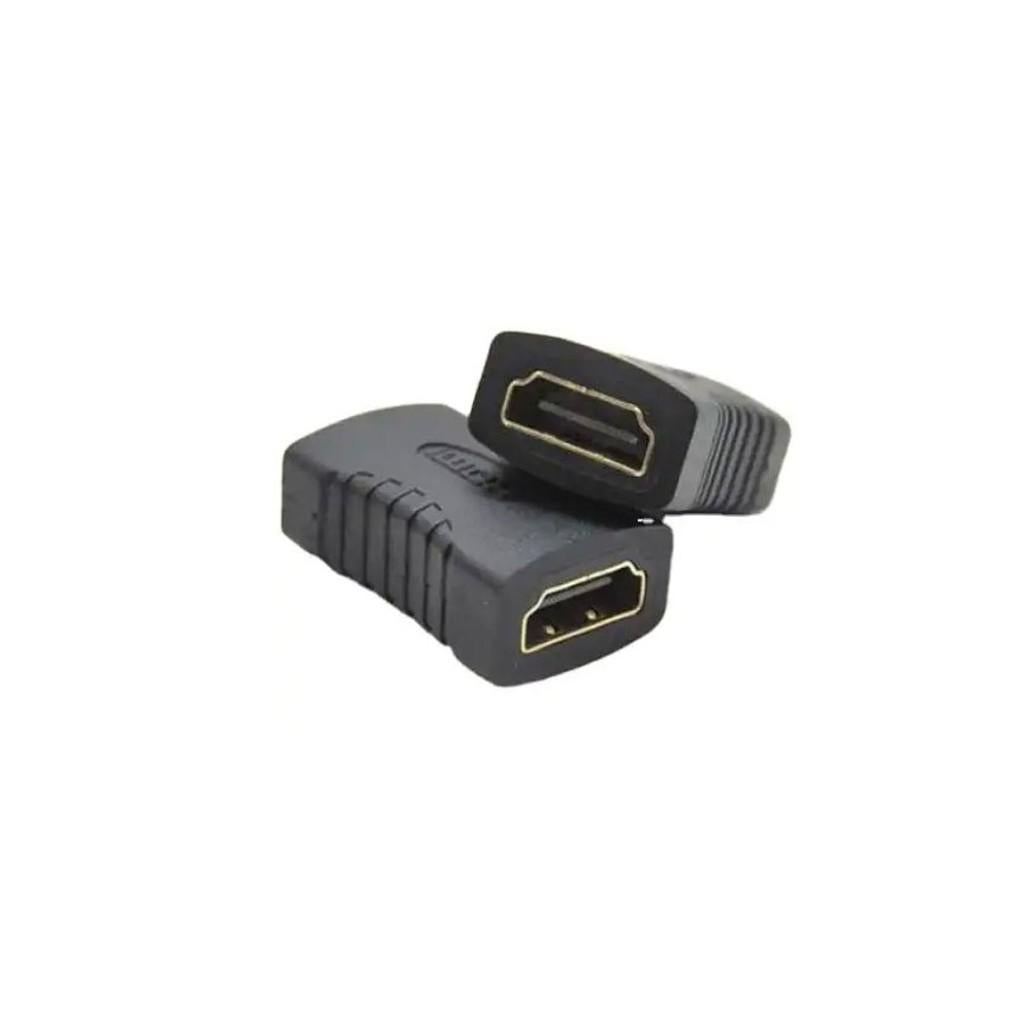 HDMI verleng blok 2 x female aansluiting, Ophalen of Verzenden, Nieuw, Zwart