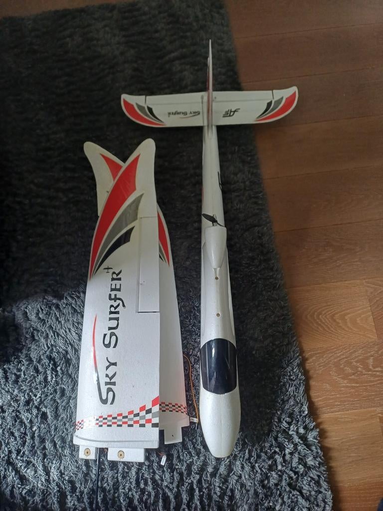 Sky Surfer 1400mm RC Vliegtuig – Ideaal voor beginners, Enlèvement, Comme neuf, Électro