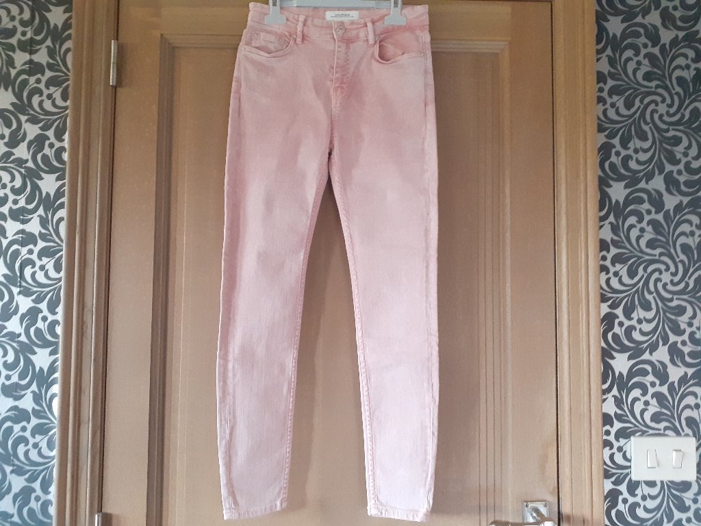 Jeans stretch roze Zara Woman maat 36, Kleding | Dames, Spijkerbroeken en Jeans, Overige kleuren, Ophalen of Verzenden, Zo goed als nieuw