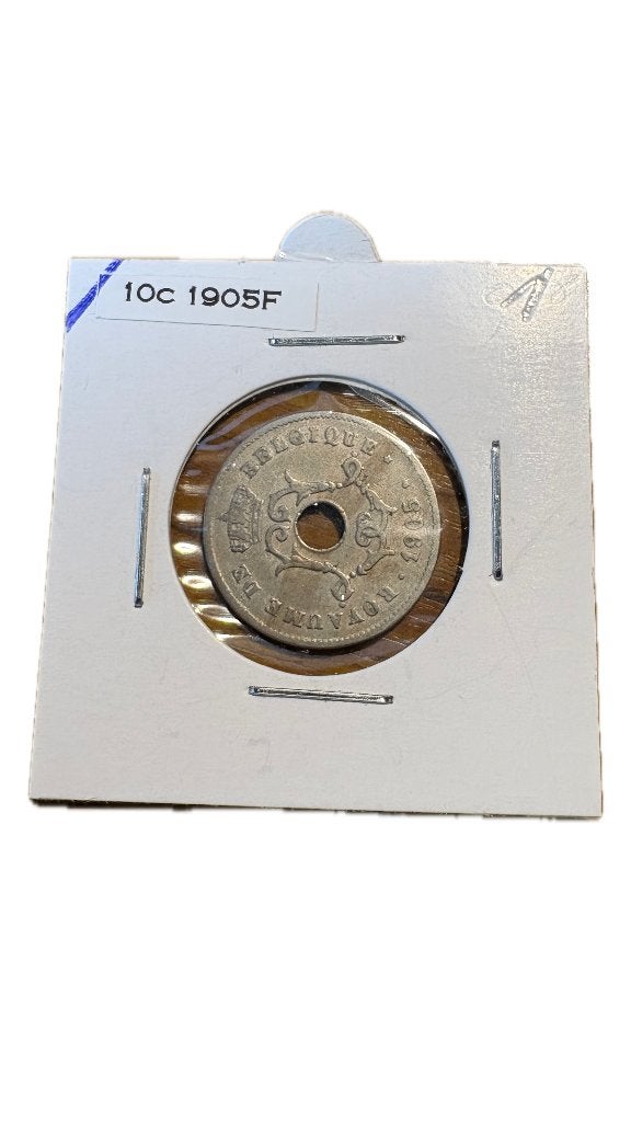 LEOPOLD II : 10 centimes 1905F (2), Enlèvement ou Envoi