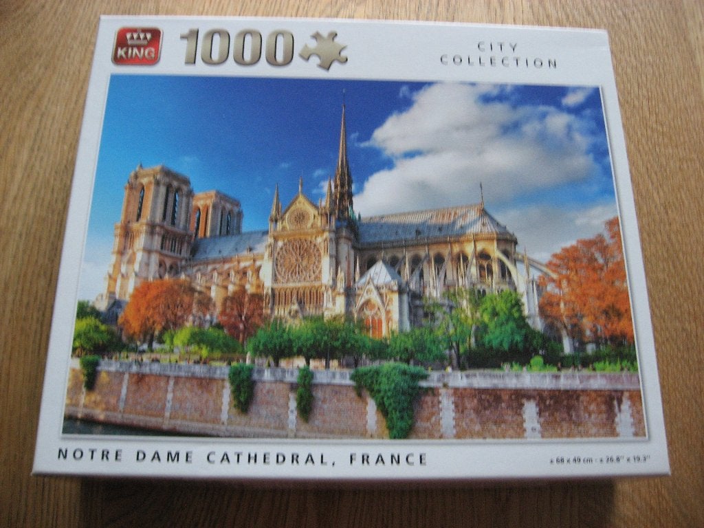 Puzzel Notre Dame Cathedral France, Ophalen of Verzenden, 500 t/m 1500 stukjes, Nieuw, Legpuzzel