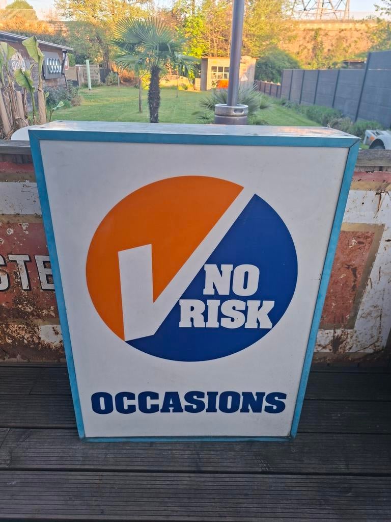 Lichtbak lichtreclame werking onbekend 96x70x20cm, Ophalen, Gebruikt, Lichtbak of (neon) lamp