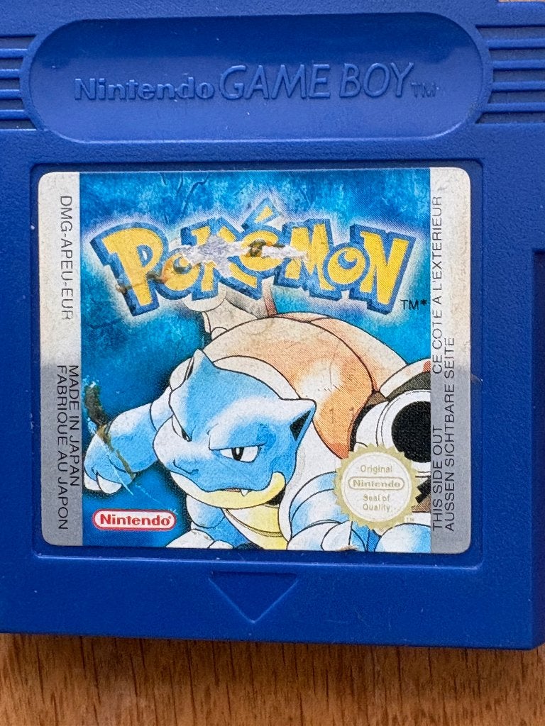 Originele Pokémon Blue DMG-APEU, Games en Spelcomputers, Ophalen of Verzenden, Gebruikt