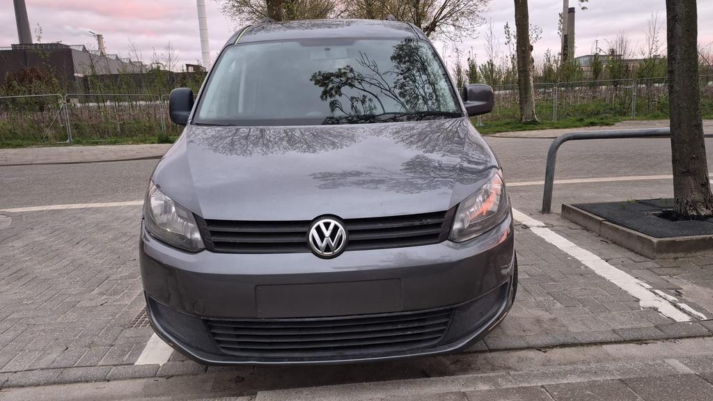 Volkswagen caddy 1.6 TDI– 2014– KM186.000—Airco, Auto's, Volkswagen, Euro 5, Stof, Parkeersensor, Bedrijf