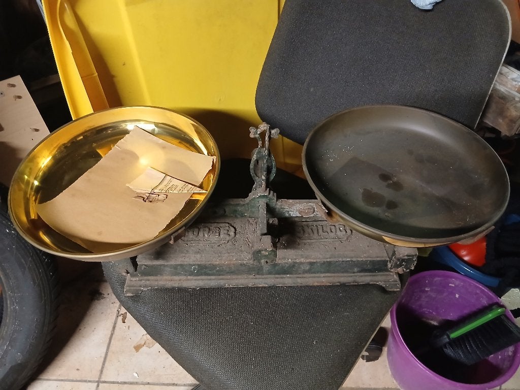 ancienne balance, Antiquités & Art, Enlèvement ou Envoi, Cuivre