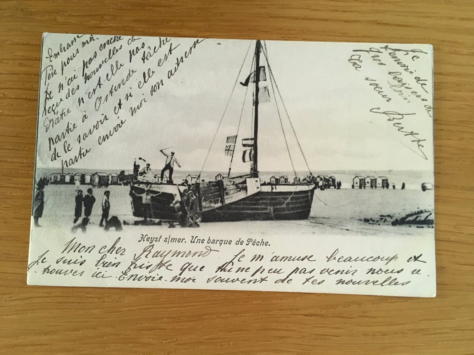 Heyst s/mer. Une barque, Verzamelen, Verzenden, Gelopen