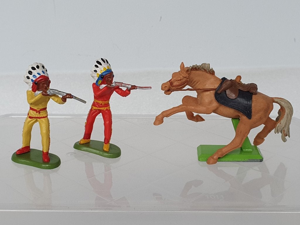 Lot van 3 Britains Far West figuren, Ophalen of Verzenden, Gebruikt