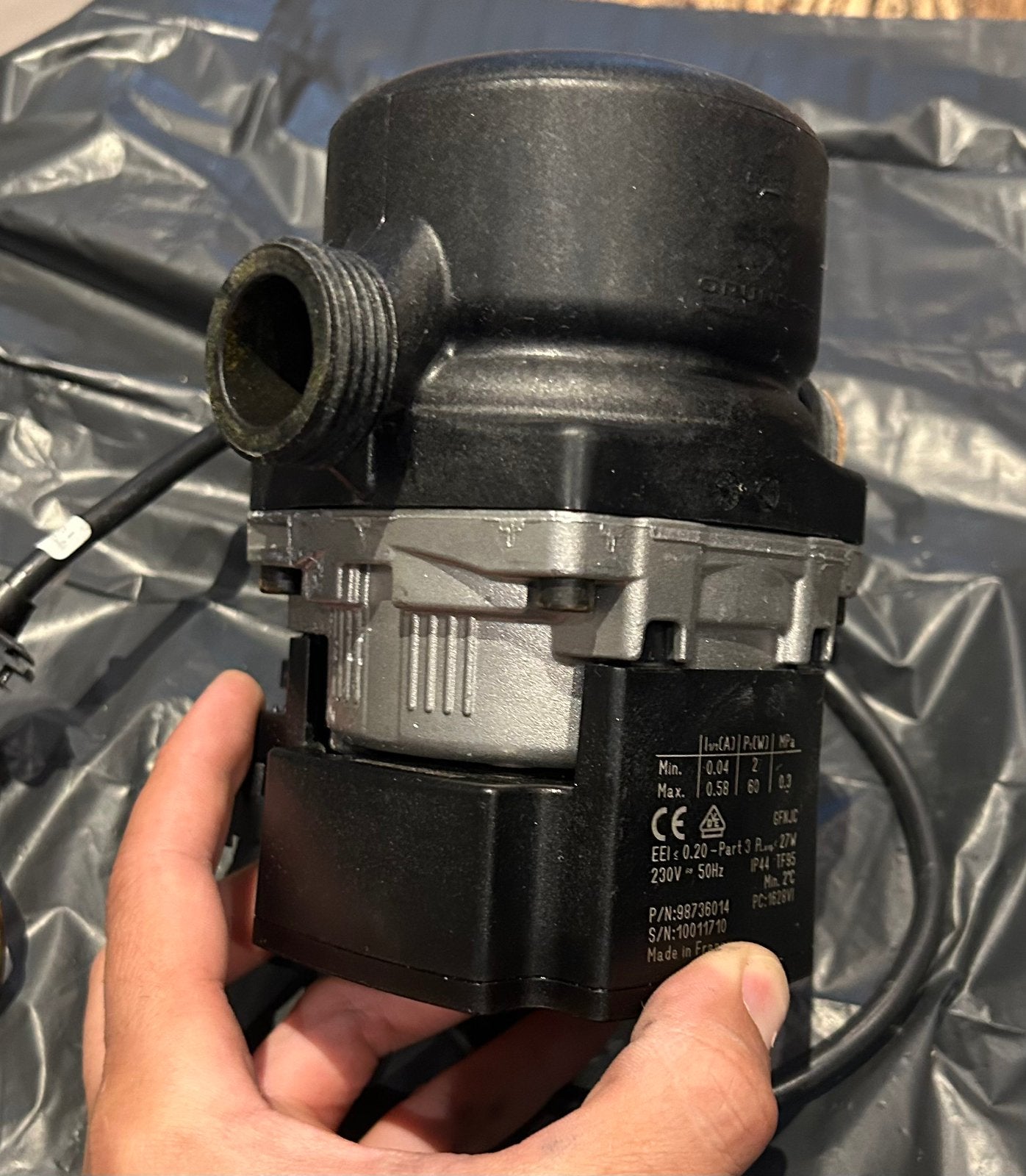 Circulateur / Pompe pour Chaudière Viessmann Vitodens 222-W, Enlèvement, Comme neuf