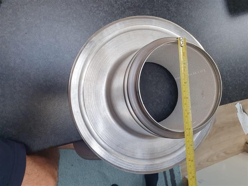 nieuwe dakgoot buis, Doe-het-zelf en Bouw, Buizen en Afvoer, Ophalen of Verzenden, Nieuw, Aluminium, Dakgoot