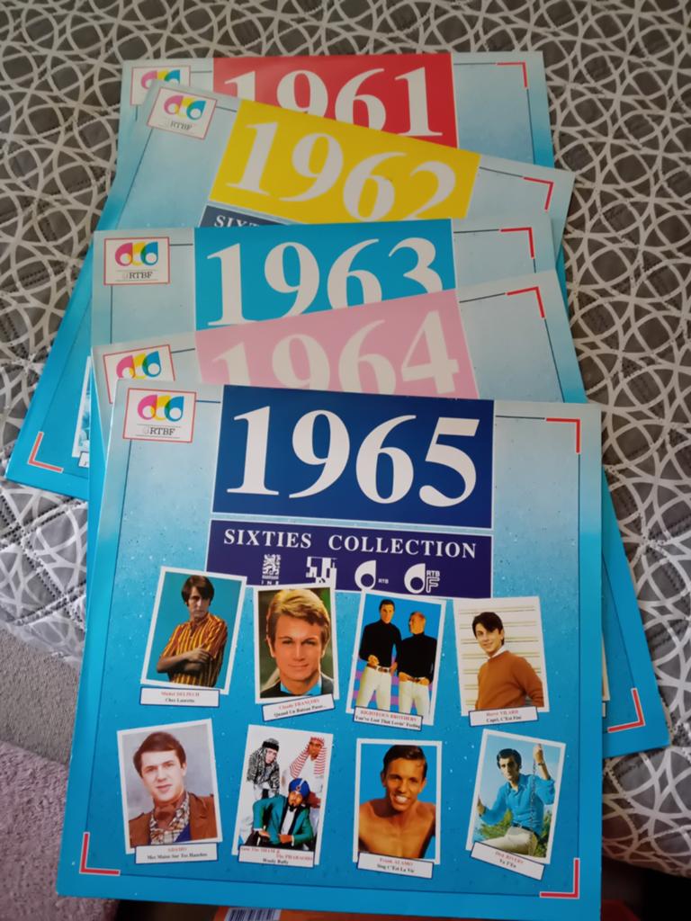 5 vinylcompilatie „Sixties Collection Rtbf”, Cd's en Dvd's, Complilatie, Ophalen of Verzenden