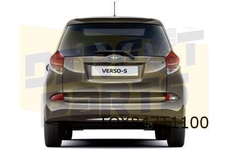 Toyota Verso S achterklep (1/11-6/16) (te spuiten) Origineel, Neuf, Arrière, -, Haillon arrière
