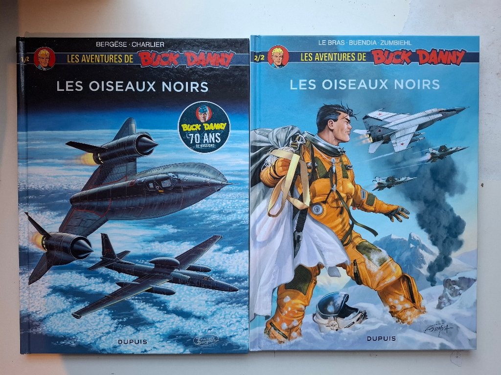 BUCK DANNY LES OISEAUX NOIRS TOMES 1-2 HISTOIRE COMPLETE EO, Série complète ou Série, Enlèvement ou Envoi, Comme neuf