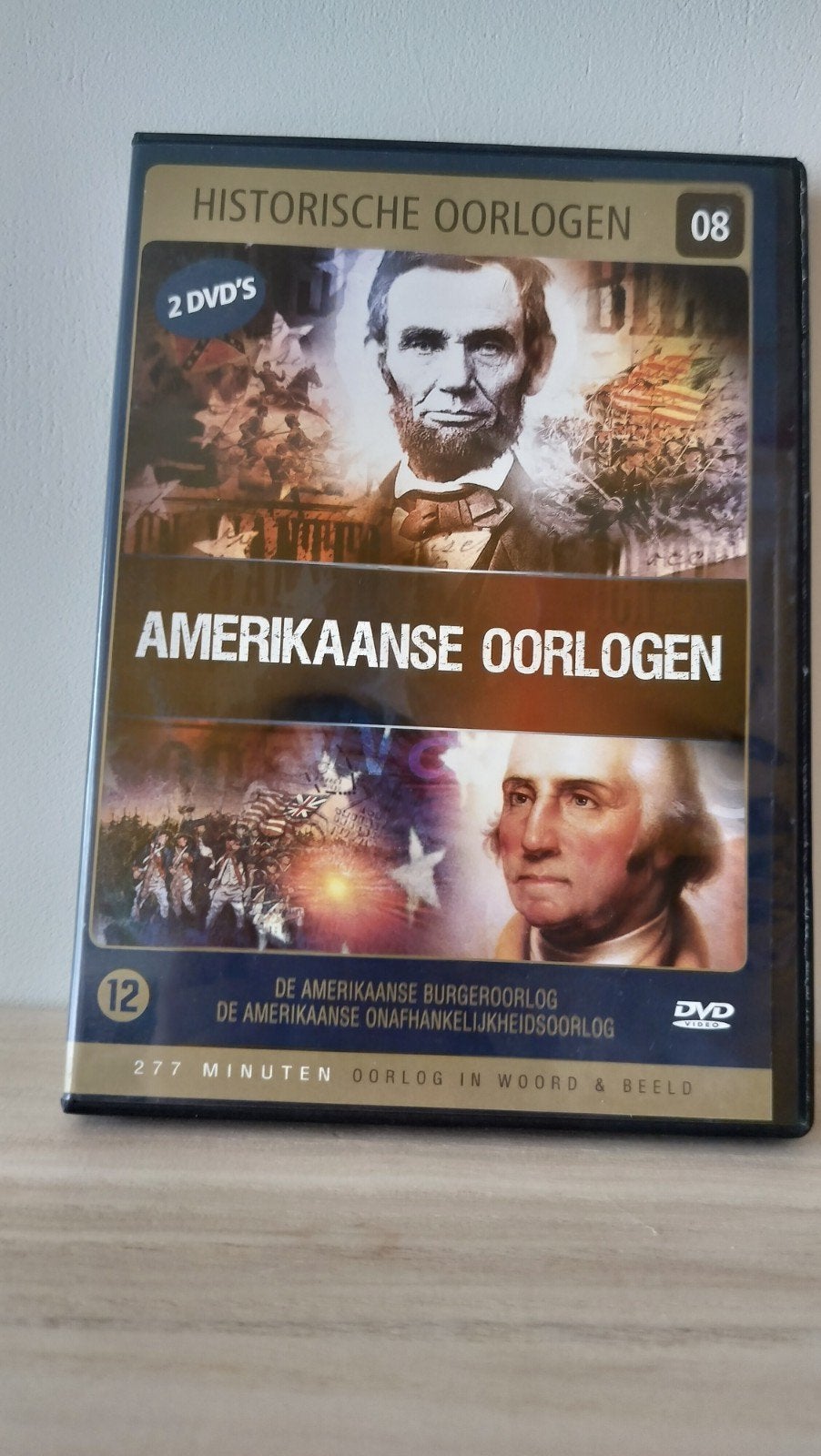 Amerikaanse Oorlogen 2-DVD – History Channel – Burgeroorlog, Cd's en Dvd's, Ophalen of Verzenden, Engels, Politiek of Geschiedenis