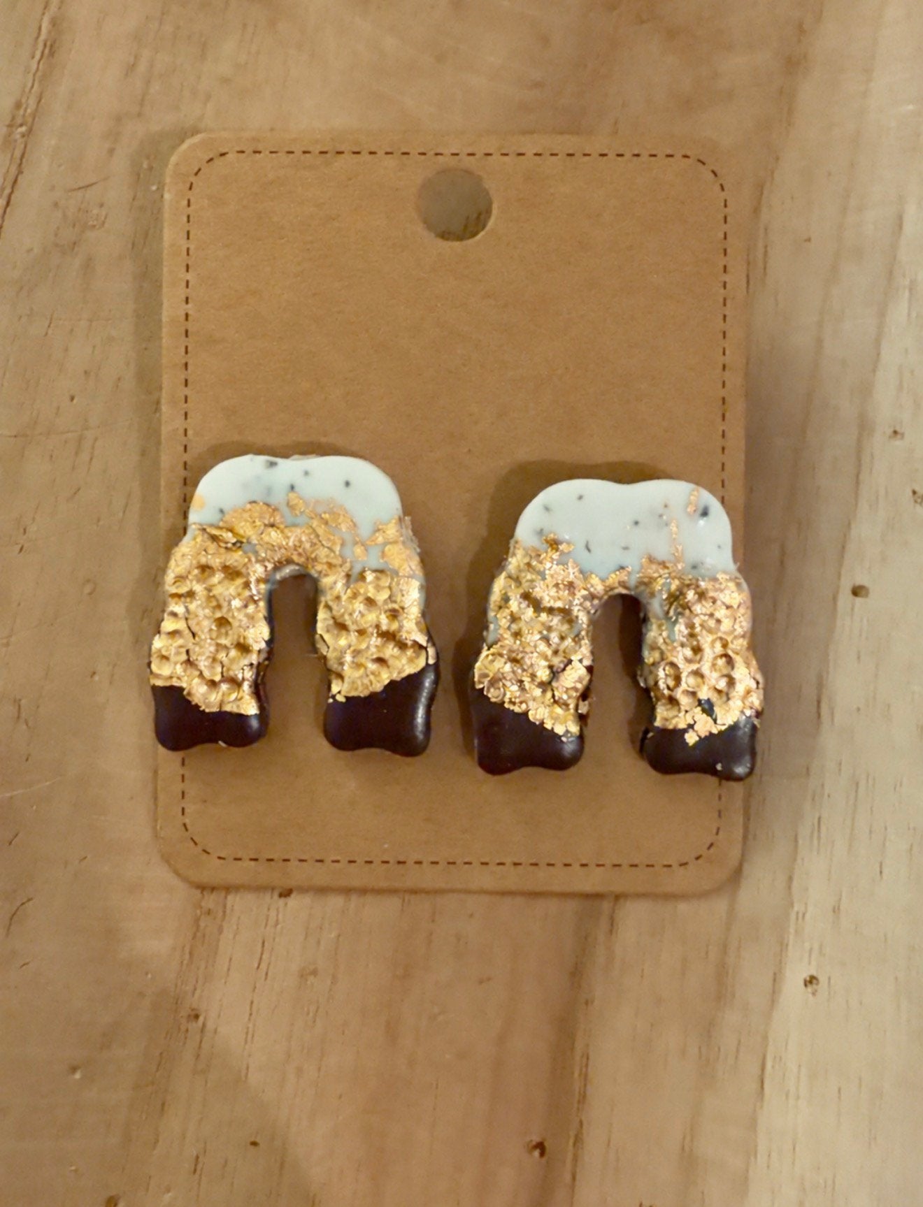 Gouden Herfstboogjes, Handtassen en Accessoires, Verzenden, Nieuw, Goud, Overige materialen