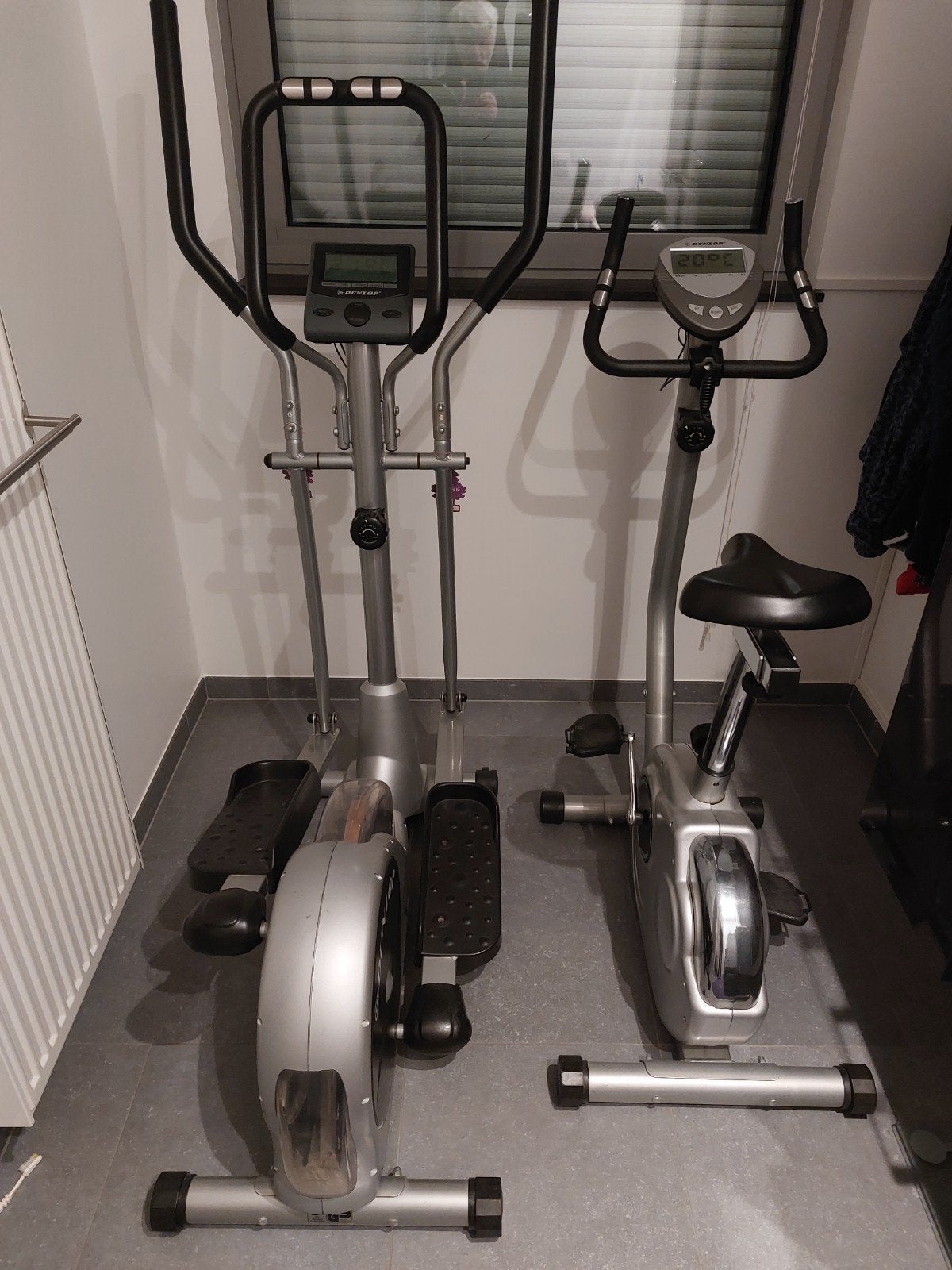 Hometrainer + crosstrainer, Sports & Fitness, Enlèvement, Vélo elliptique