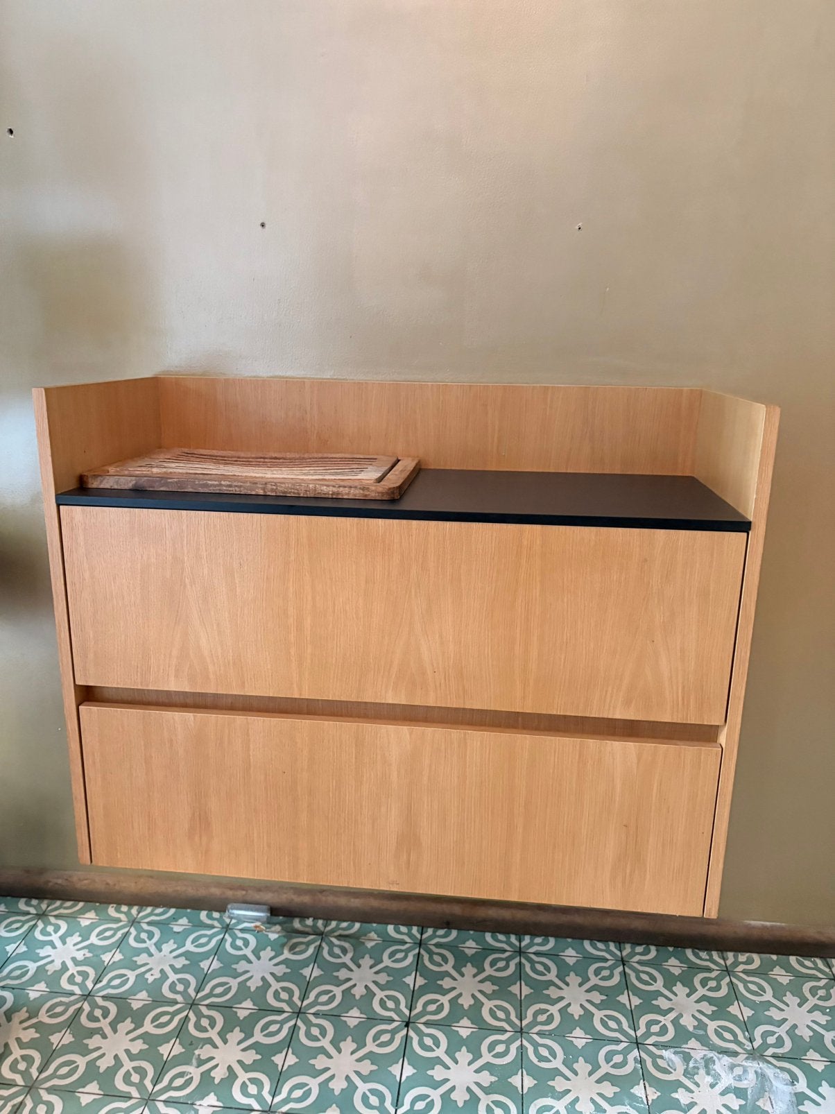 Buffetkast - servicemeubel twee schuiven 100x40cm 75cm hoogt, Articles professionnels, Horeca | Mobilier & Aménagement, Enlèvement