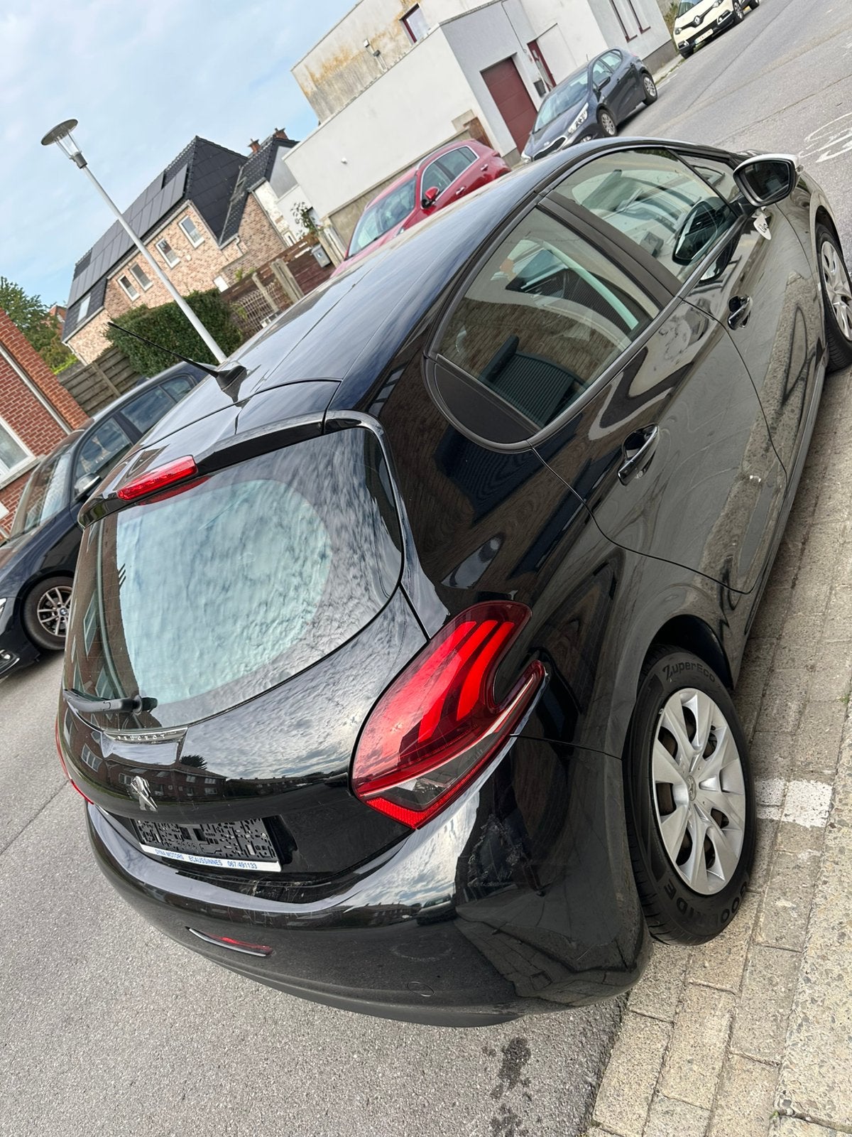 Peugeot 208, Auto's, Euro 6, Zwart, Particulier, Te koop