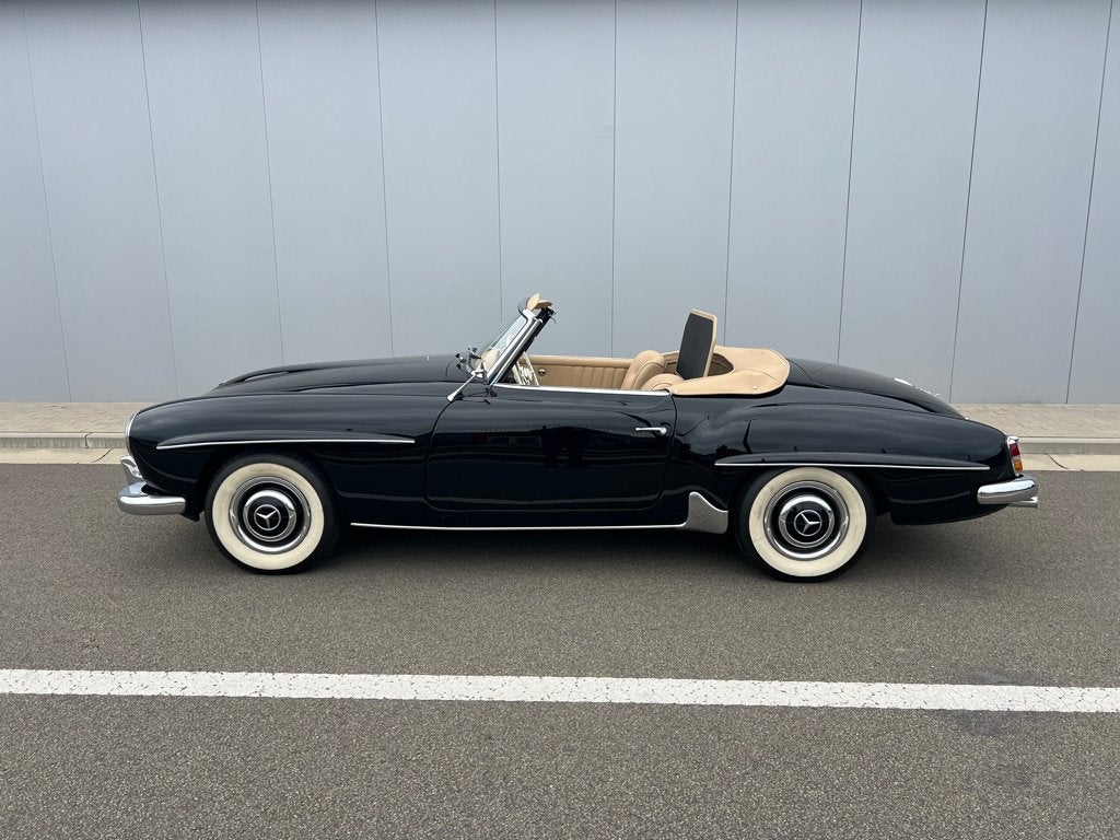 190 SL - Volledig gerestaureerd -, Achterwielaandrijving, Beige, 4 cilinders, Cabriolet