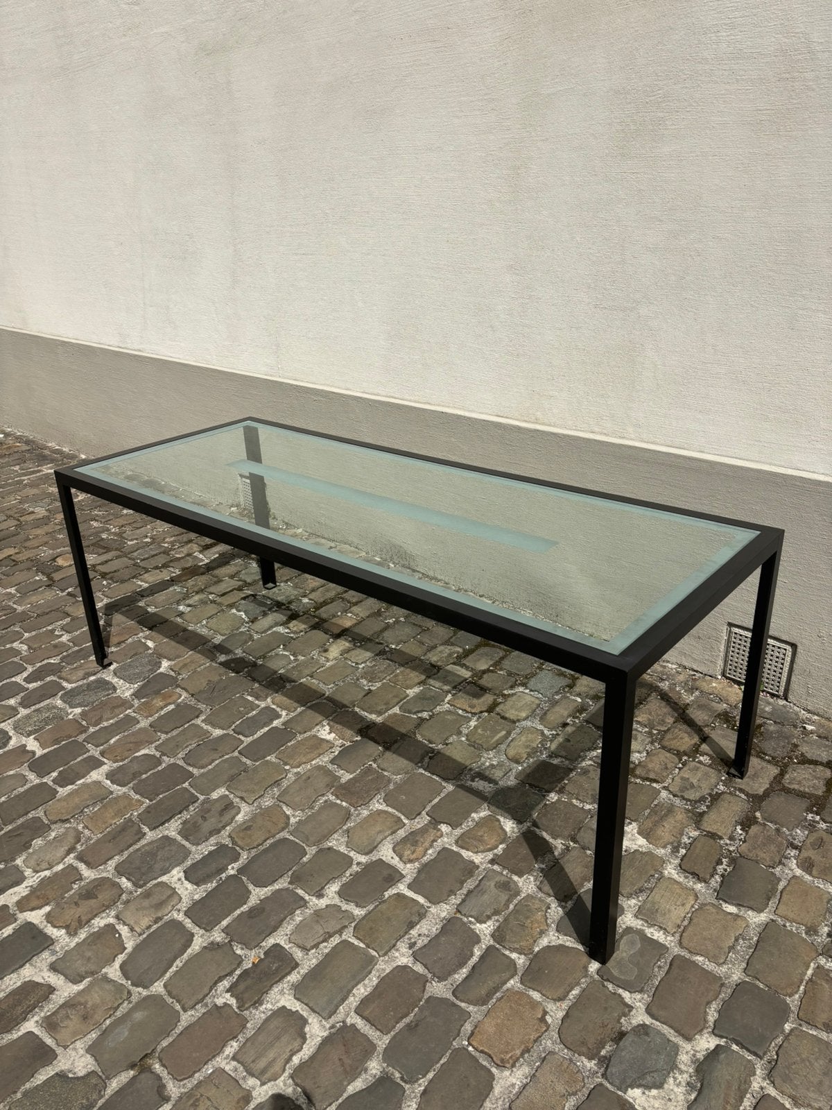 Table « Tavolo » de Maurizio Peregalli pour Zeus (1984), Maison & Meubles, Comme neuf, Verre, 50 à 100 cm, Rectangulaire