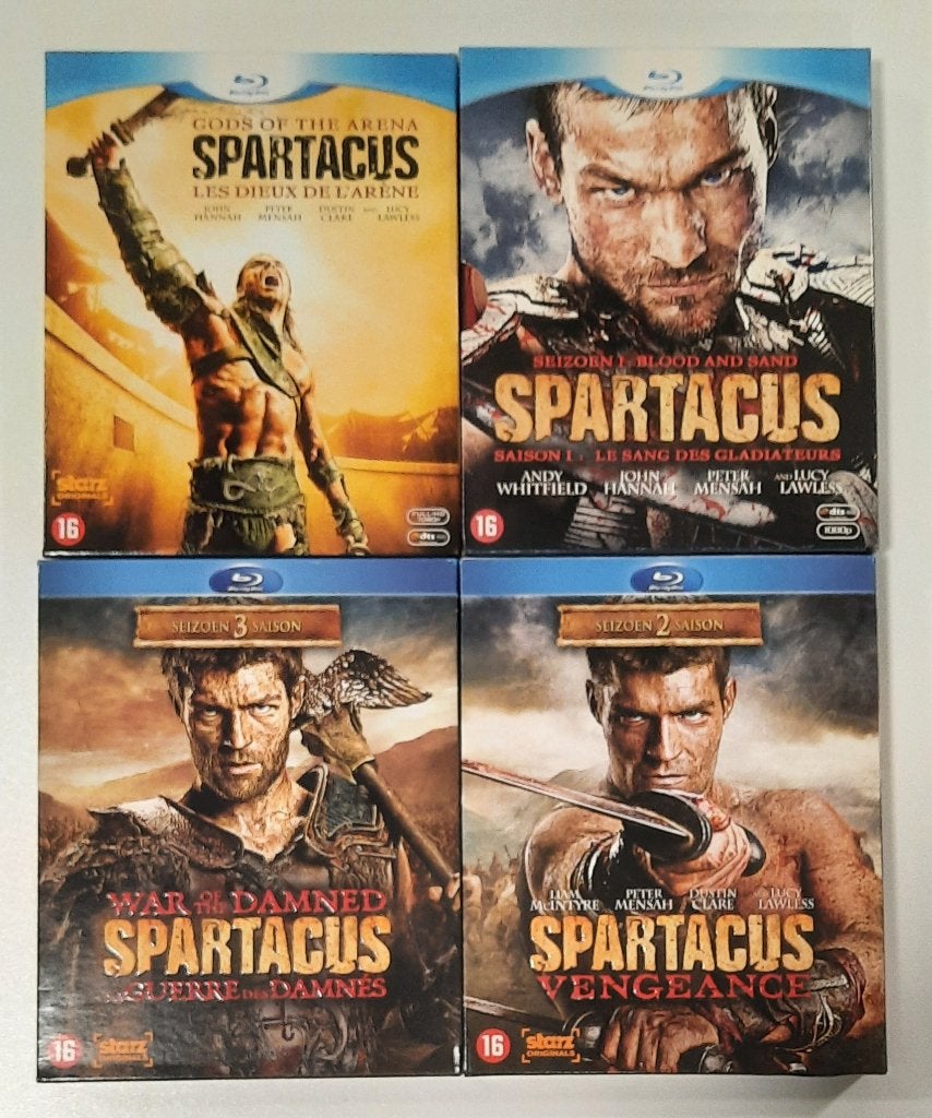 Spartacus complete serie 1-4 Blu-ray, Cd's en Dvd's, Ophalen of Verzenden