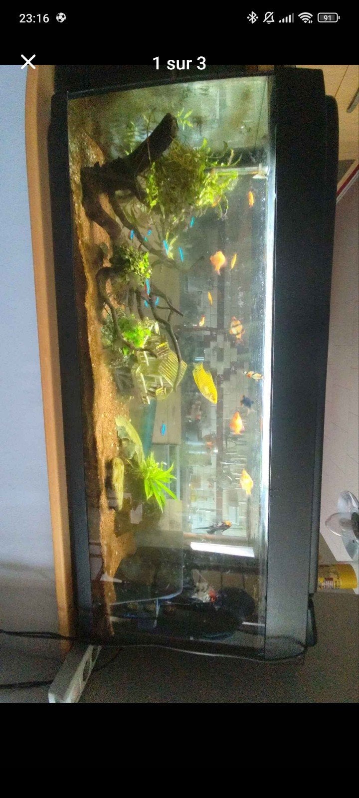 aquarium 150l à vendre, Enlèvement, Comme neuf