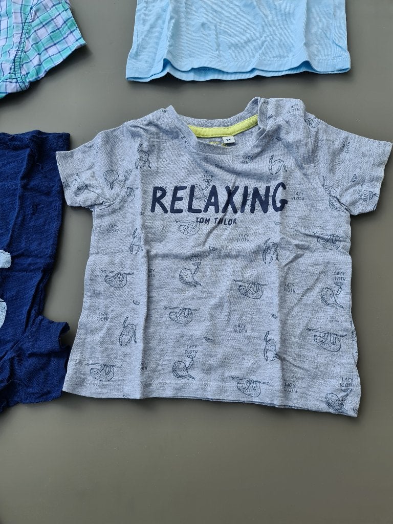 grijze t-shirt Tom Tailor 80, Kinderen en Baby's, Babykleding | Maat 80, Ophalen, Zo goed als nieuw