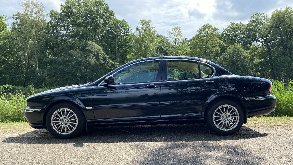 Jaguar X-type - 2.0 - 2005 - 119.800 km - zwart, Auto's, Automaat, Achterwielaandrijving, Beige, 4 cilinders