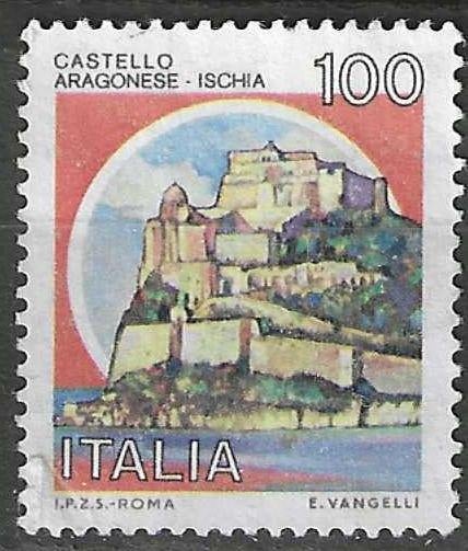 Italie 1980 - Yvert 1440 - Castello Aragonese - 100 l.  (ST), Verzenden, Gestempeld