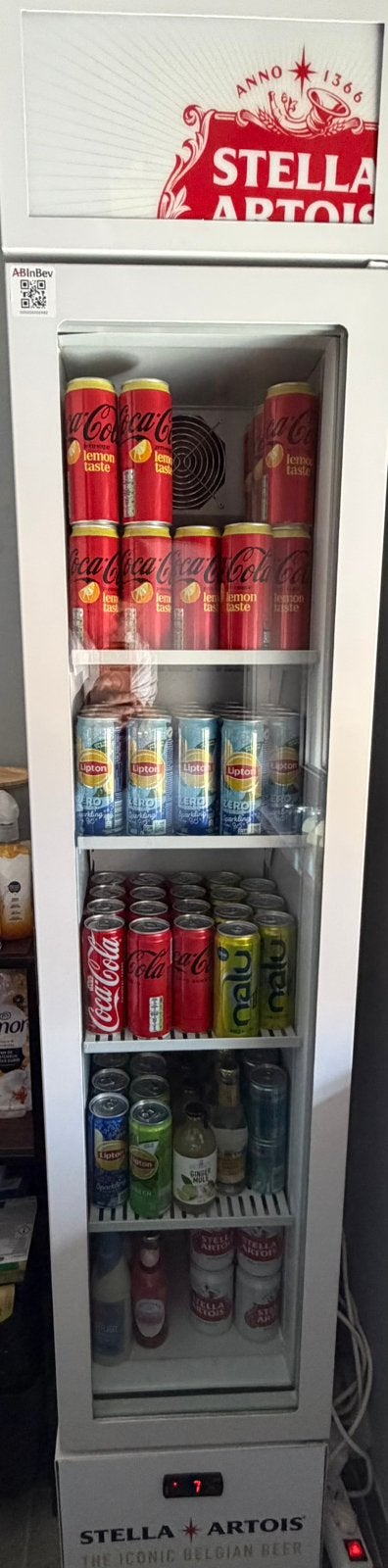 Stella Artois vitrine koelkast, Ophalen, Gebruikt, Stella Artois