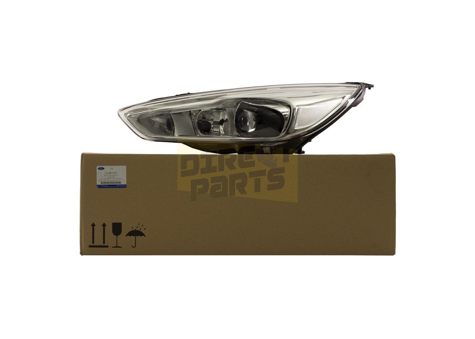 Ford Focus koplamp Rechts (Bi-Xe) (aluminium) Origineel  220, -, Verzenden, -, Nieuw