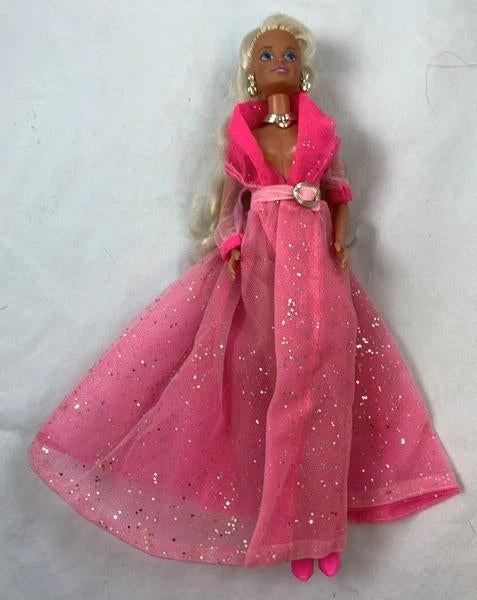 Robe à paillettes vintage Hasbro Sindy Glitter Nails 1994 ro, Envoi, Comme neuf, Fashion Doll