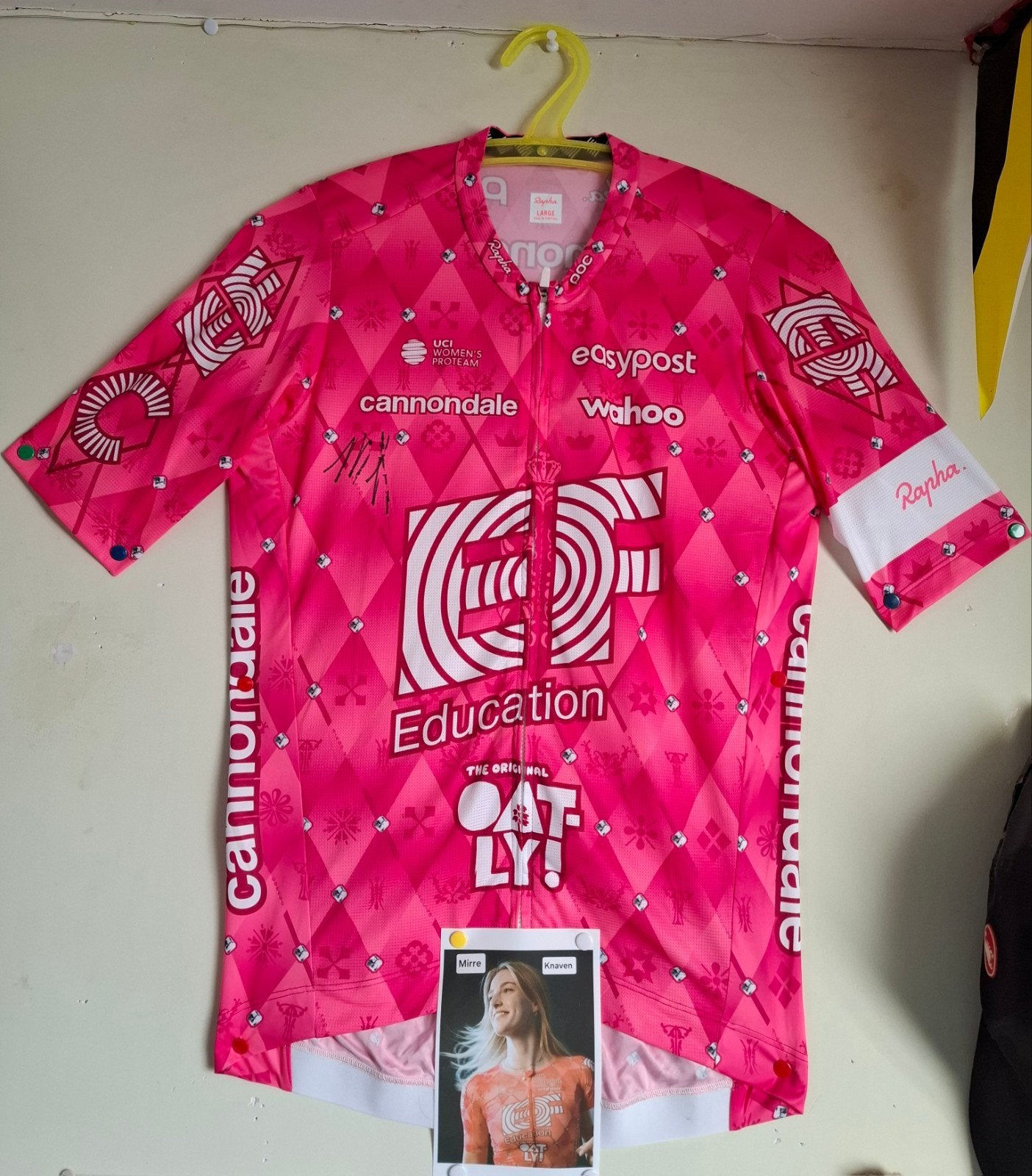 Un t-shirt de l'équipe EF Education, Vélos & Vélomoteurs, Vêtements d'extérieur, Enlèvement ou Envoi, M, Femmes