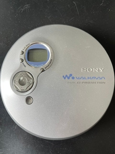 Sony Walkman D-EJ751 G-Protection cd-speler., Audio, Tv en Foto, Ophalen of Verzenden, Zo goed als nieuw, Sony