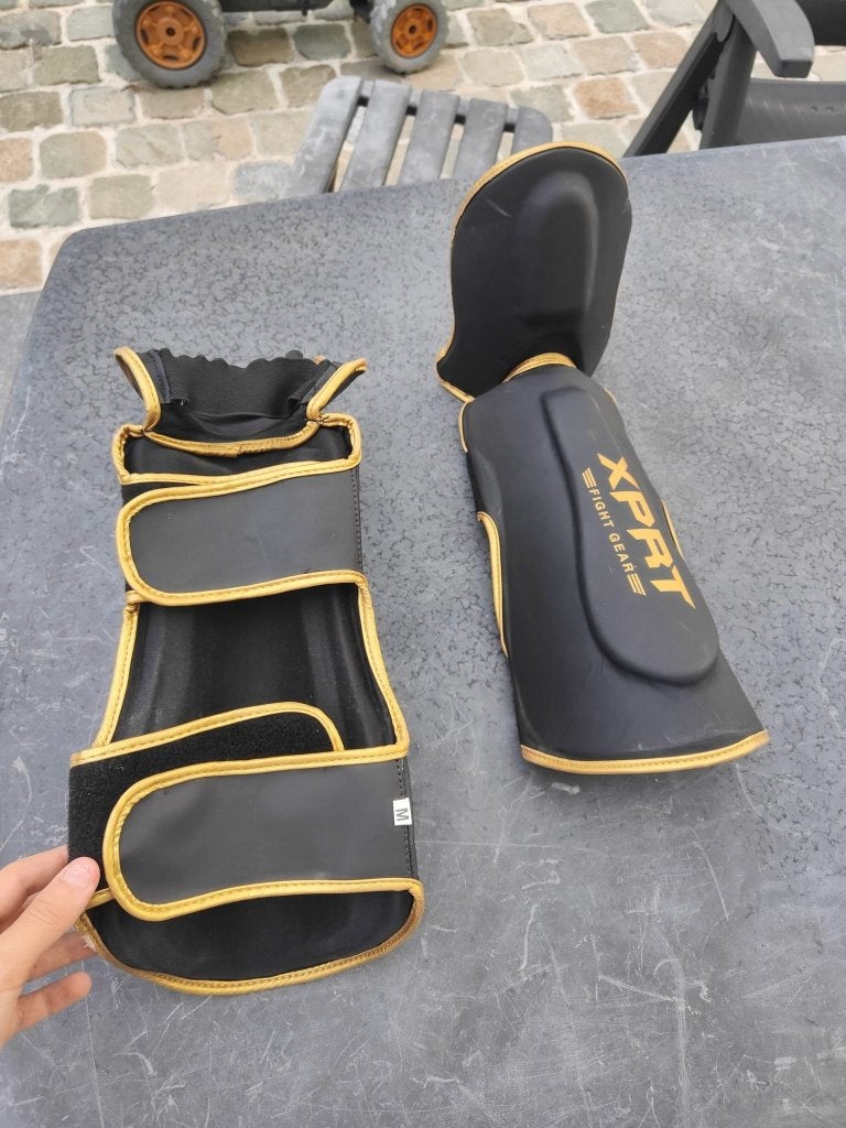 protection des jambes de boxe, Sports & Fitness, Enlèvement ou Envoi, Comme neuf, Gardes de boxe